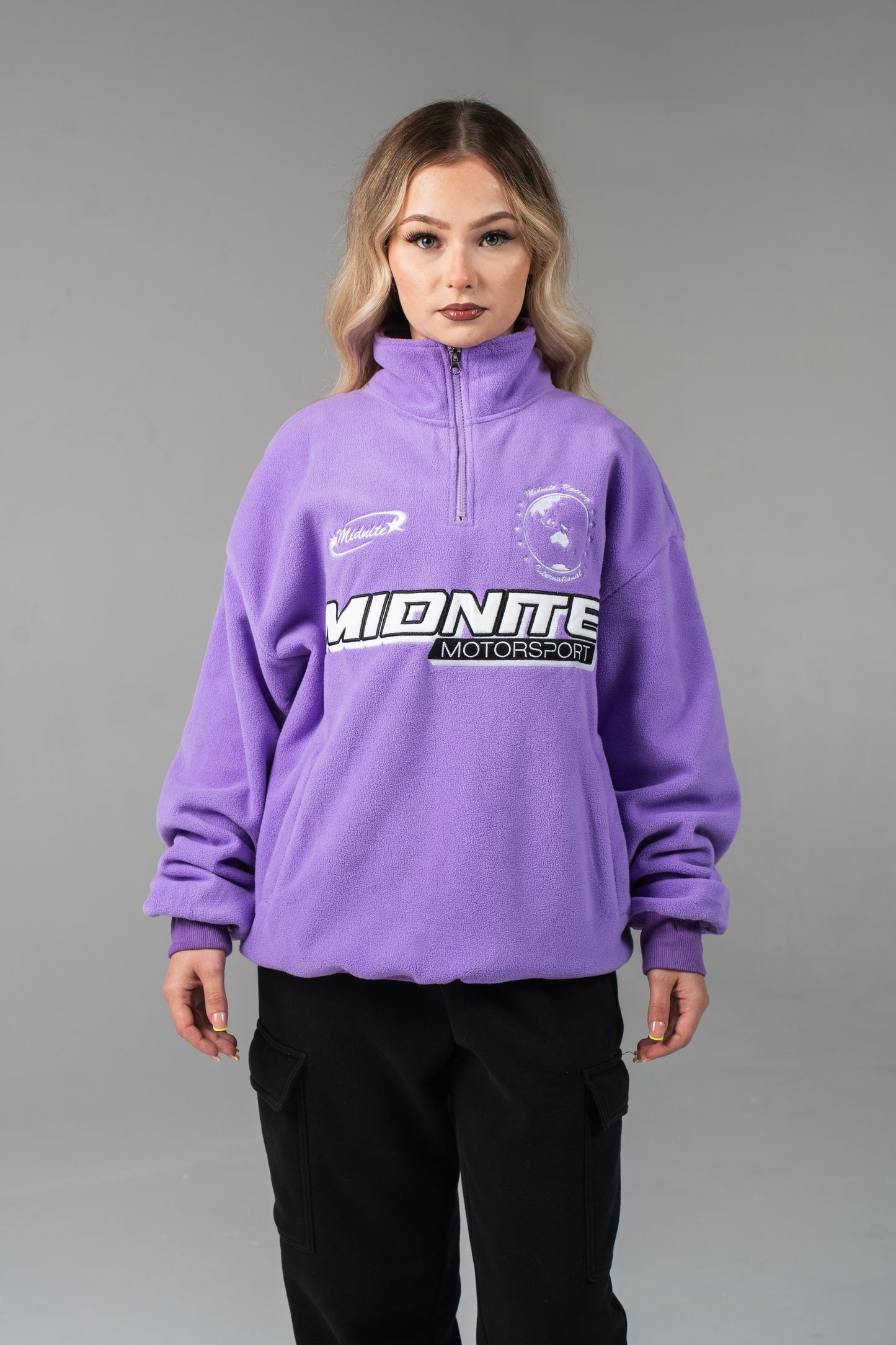 Purple – Midnite Polar Fleece Quarter Zip