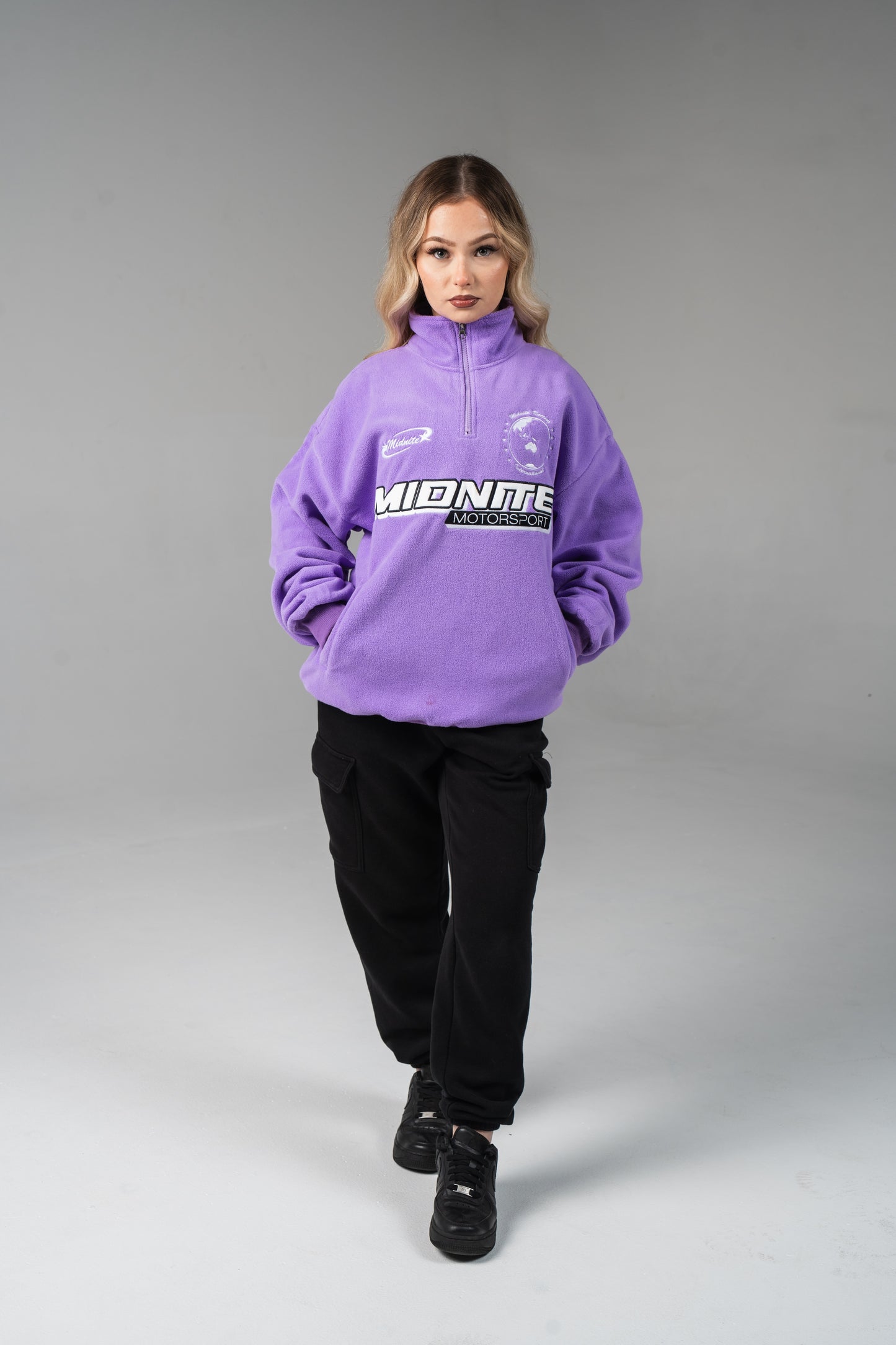 Purple – Midnite Polar Fleece Quarter Zip