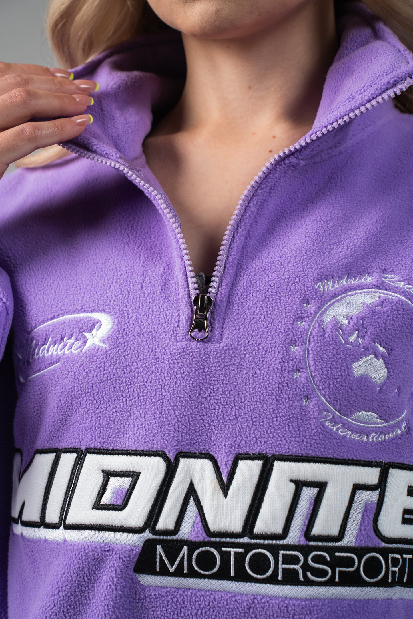 Purple – Midnite Polar Fleece Quarter Zip