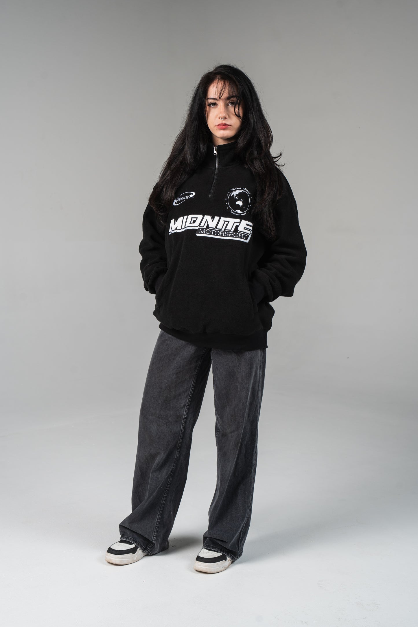 Black – Midnite Polar Fleece Quarter Zip
