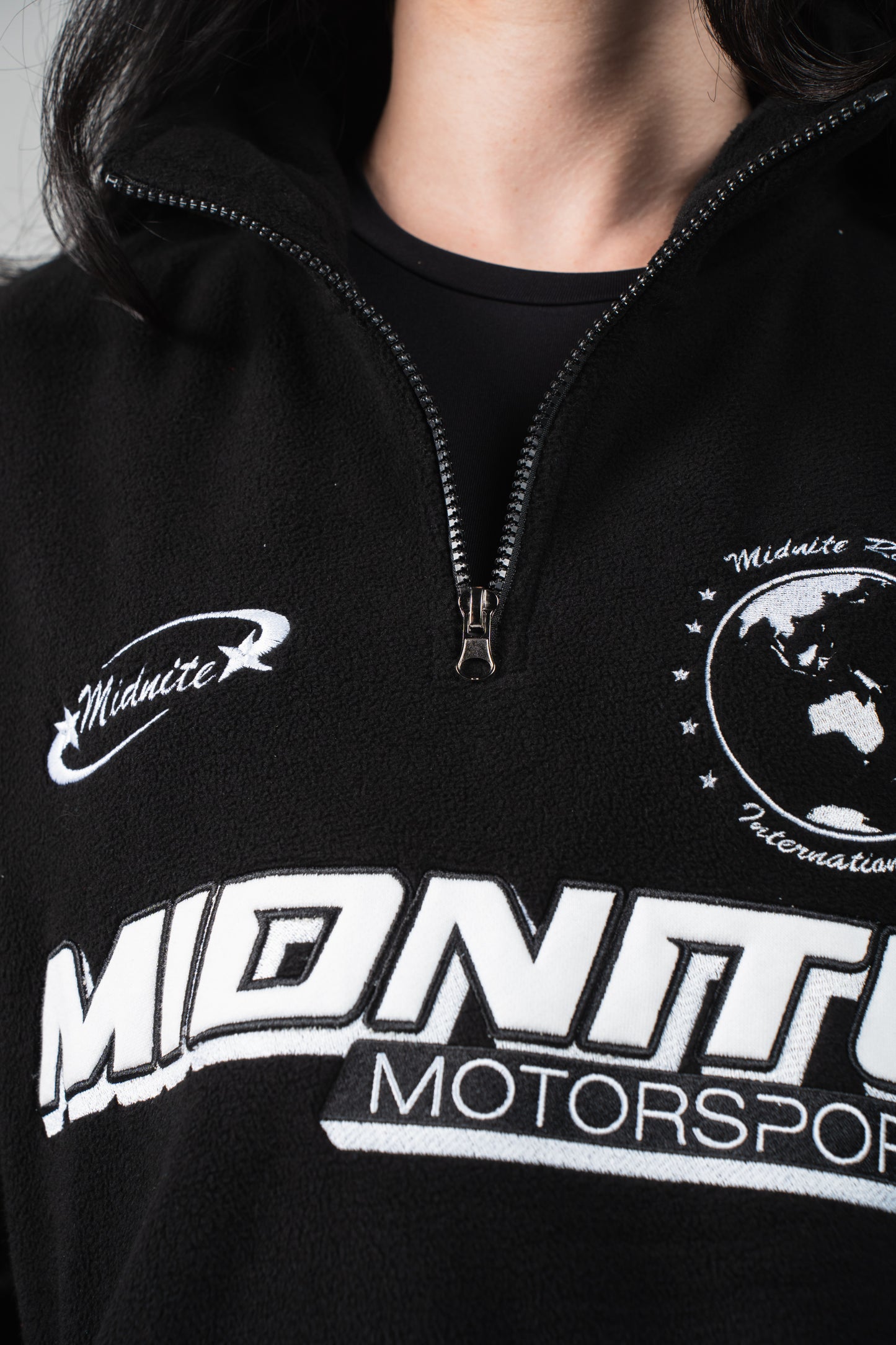 Black – Midnite Polar Fleece Quarter Zip