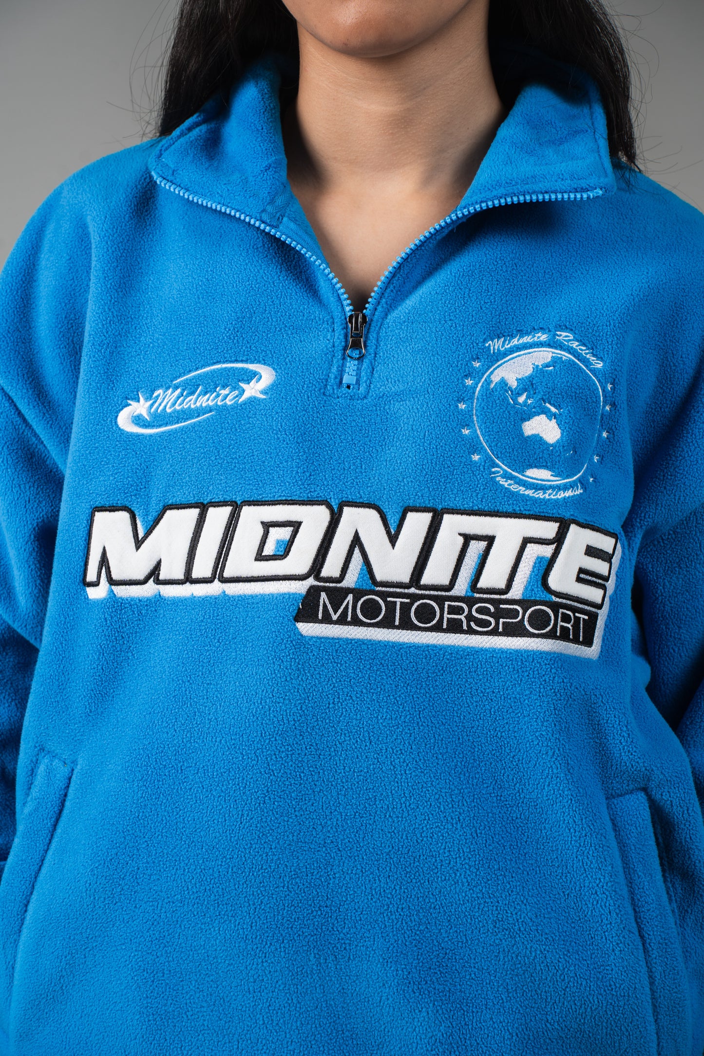 Blue – Midnite Polar Fleece Quarter Zip