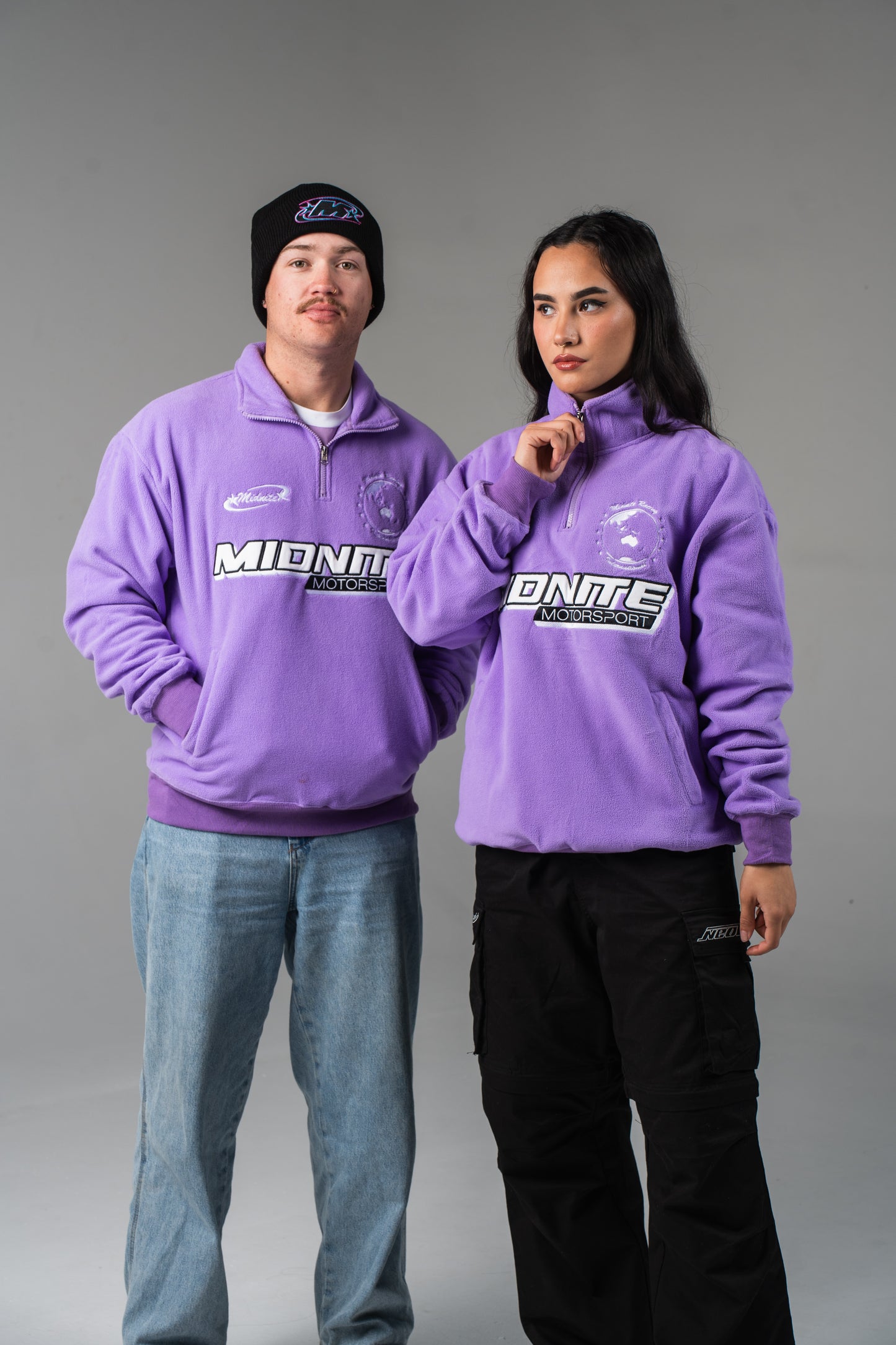Purple – Midnite Polar Fleece Quarter Zip