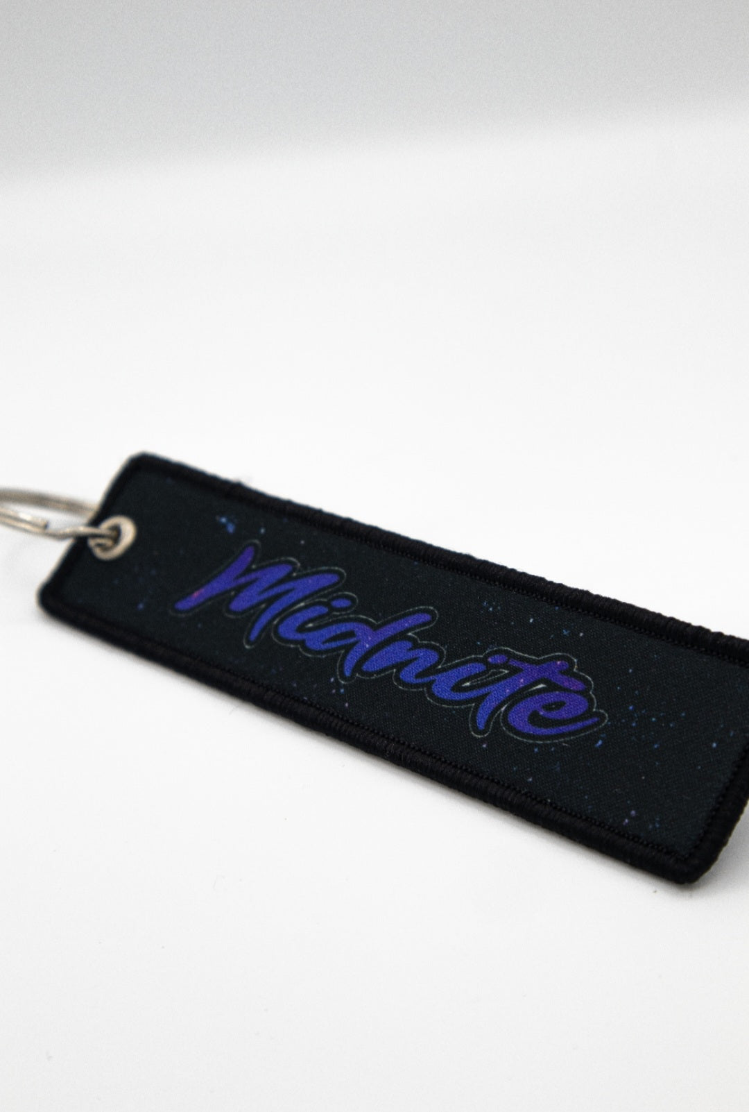 Midnite Jet Tag Keyring – Black & White vs Galaxy