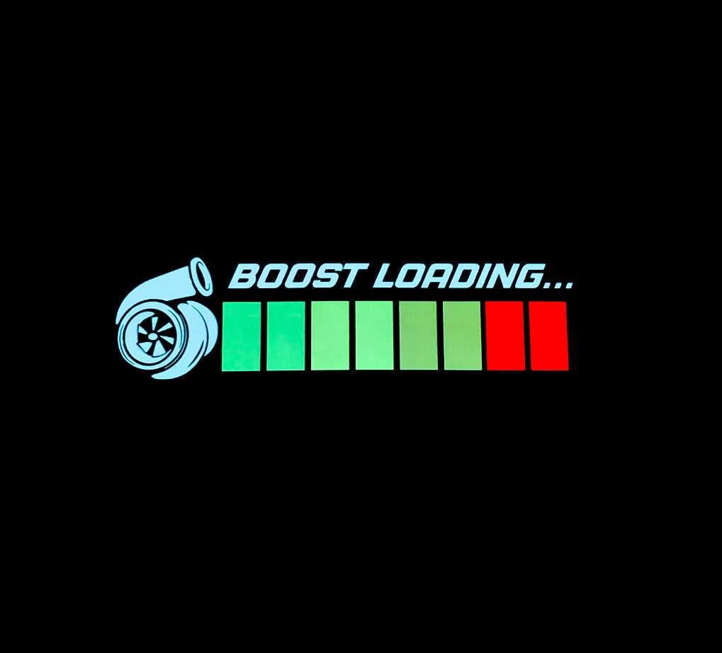 Boost Loading LED Window Sticker