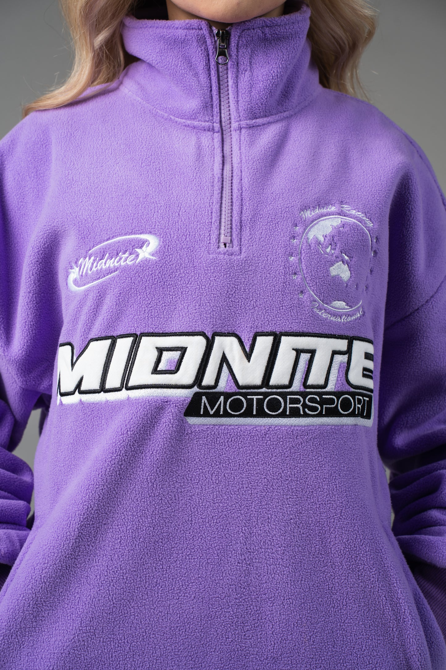 Purple – Midnite Polar Fleece Quarter Zip