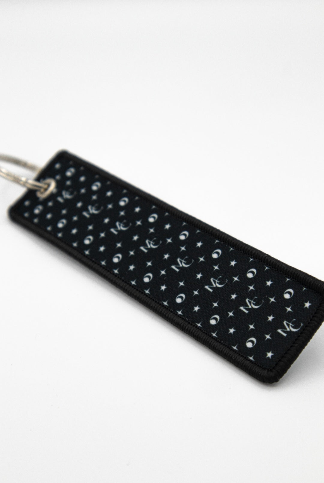 Midnite MC Jet Tag Keyring – Black & White